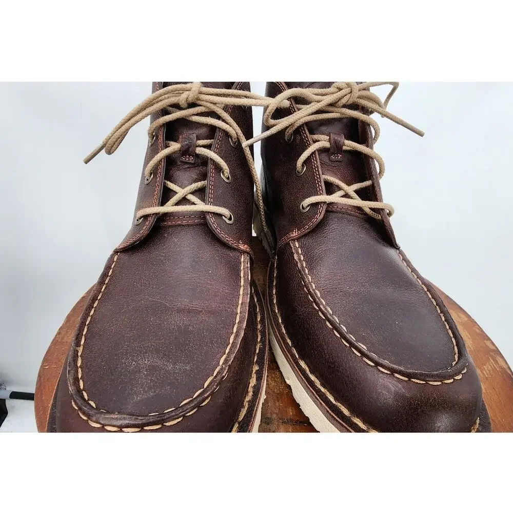 Men\'s Timberland Westmore Leather Chelsea Ankle Boot Size 12 Brown‎ Leather Men\ main image 4
